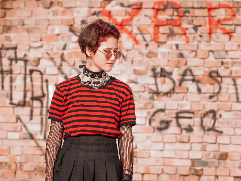maglia a strisce