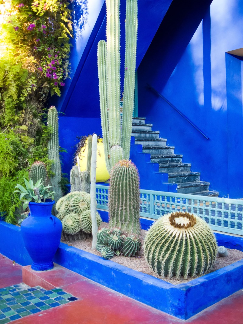 Giardini Majorelle blu
